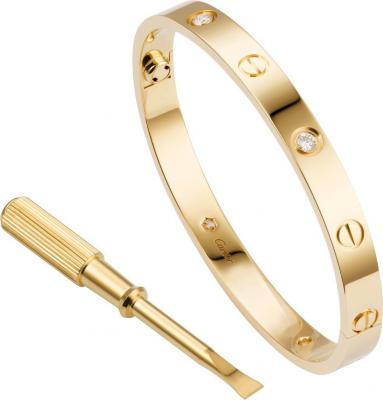 Cartier taşlı çelik vidalı model bileklik